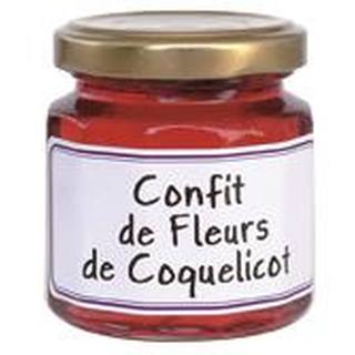 Mohnblütengelee - Confit de Fleurs de Coquelicot, 125gr Glas
